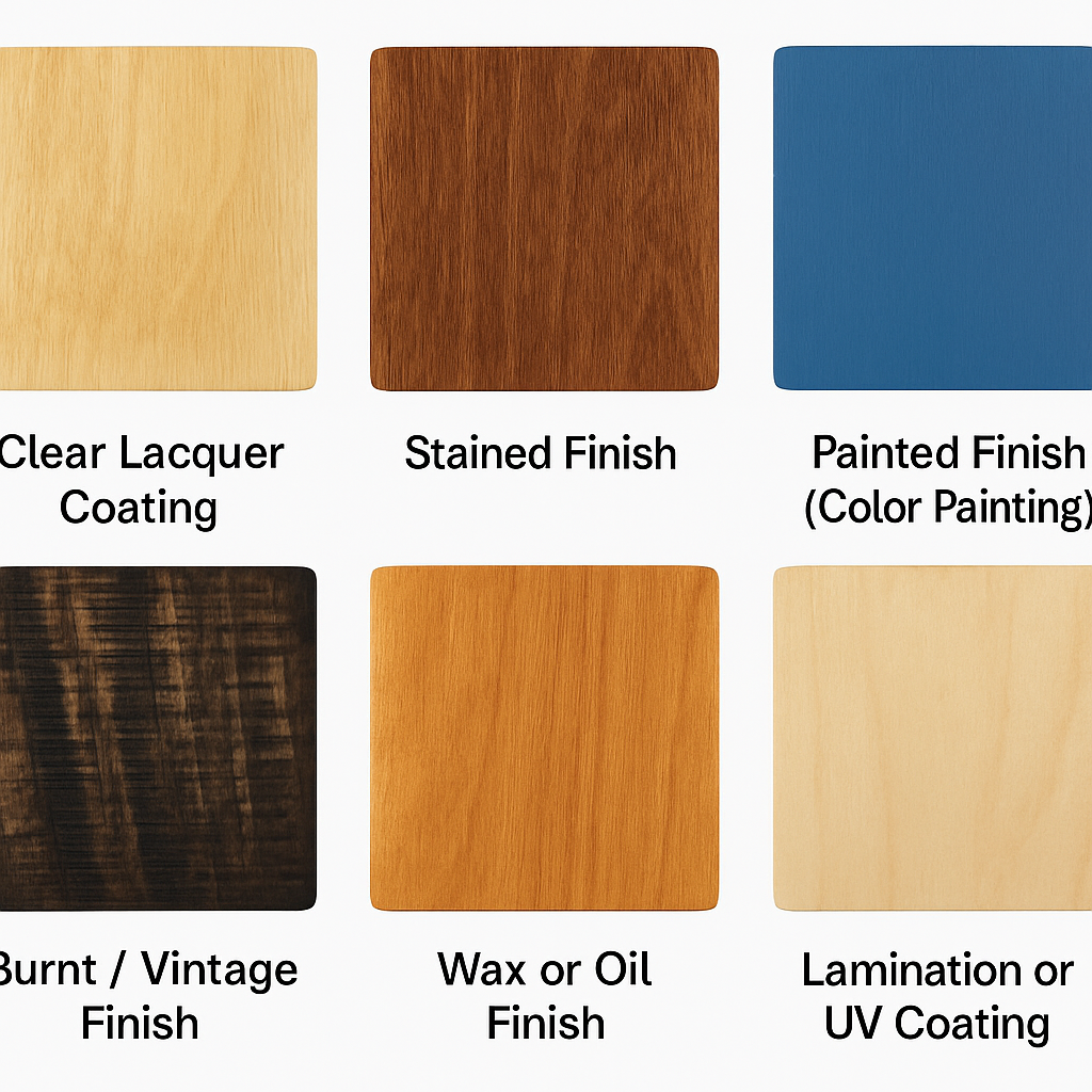 wooden surface finishing
